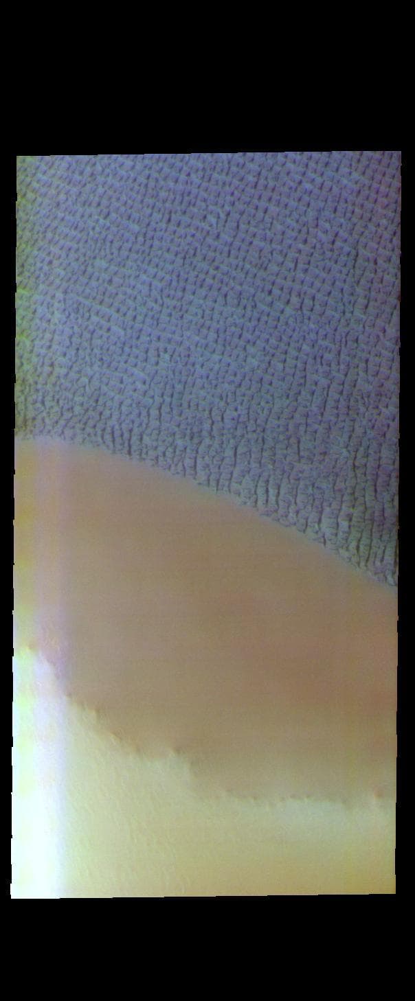 NASA image: Escorial Crater - False Color