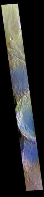 NASA image: Arabia Terra - False Color