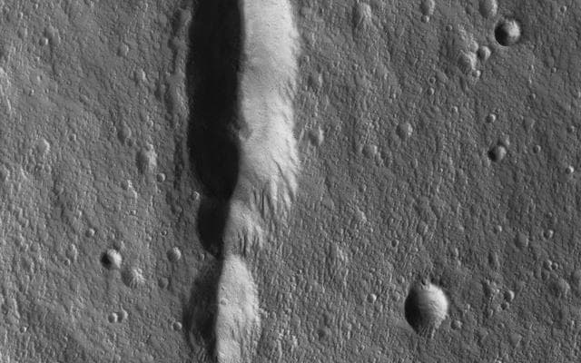 NASA image: The Pits of Elysium Mons