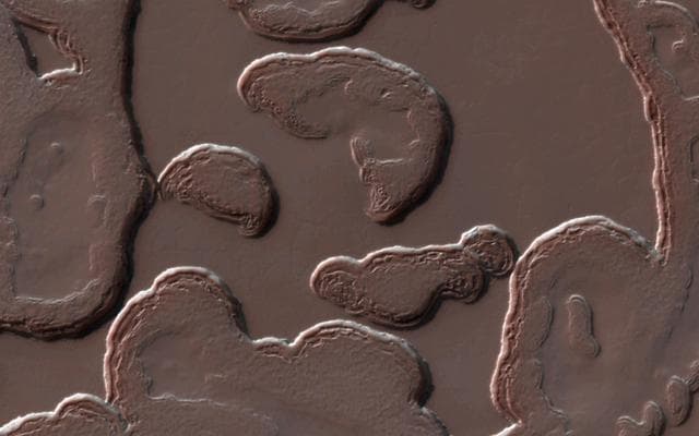 NASA image: Dramatic Changes over the South Polar Residual Cap