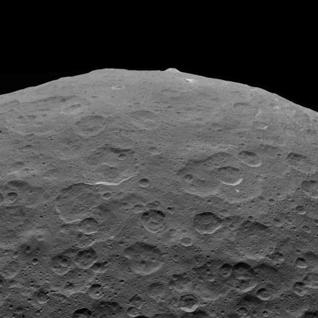 NASA image: Last Look: Ahuna Mons on Ceres