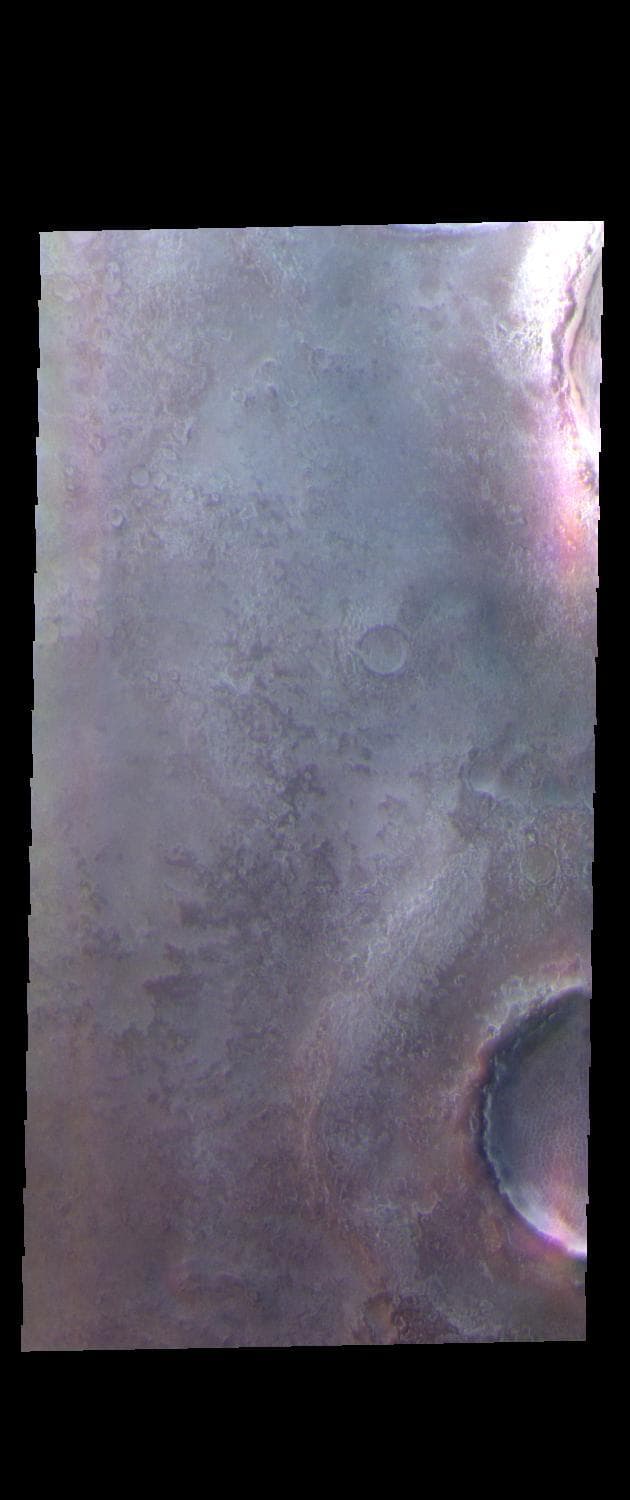 NASA image: Northern Craters - False Color