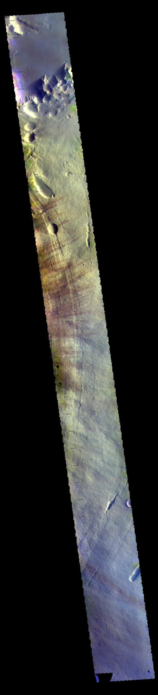 NASA image: Pavonis Mons - False Color