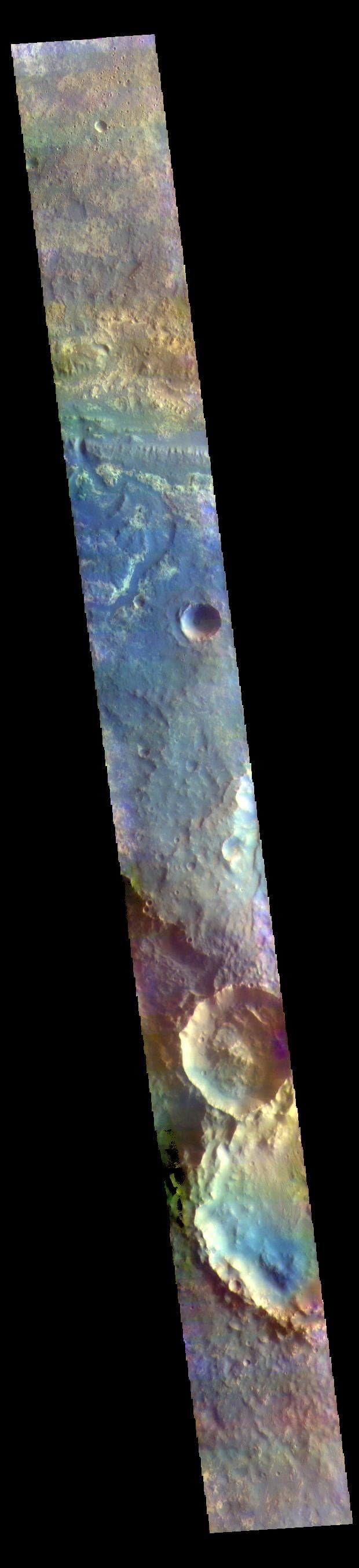 NASA image: Mawrth Vallis - False Color