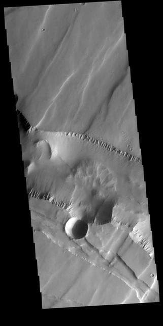 NASA image: Noctis Labyrinthus