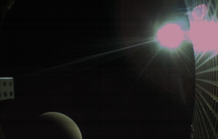NASA image: Away from Mars, With Sunburst