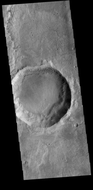 NASA image: Crater Gullies