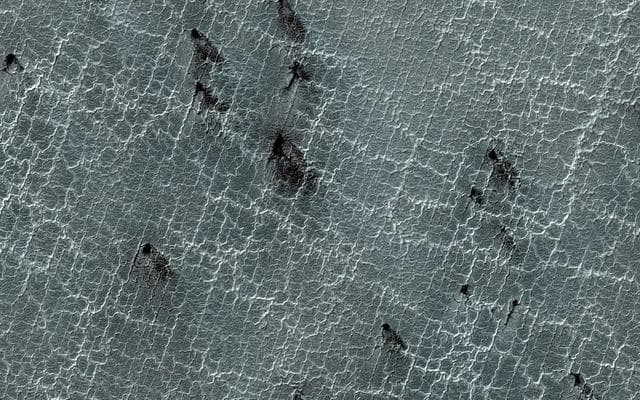 NASA image: The Enduring Charm of Martian Spiders