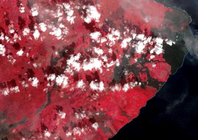 NASA image: 2018 Kilauea East Rift Zone Eruption