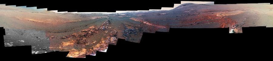 NASA image: Opportunity Legacy Pan (False Color)