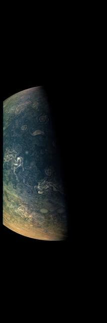 NASA image: Jupiter's Northern Circumpolar Cyclones