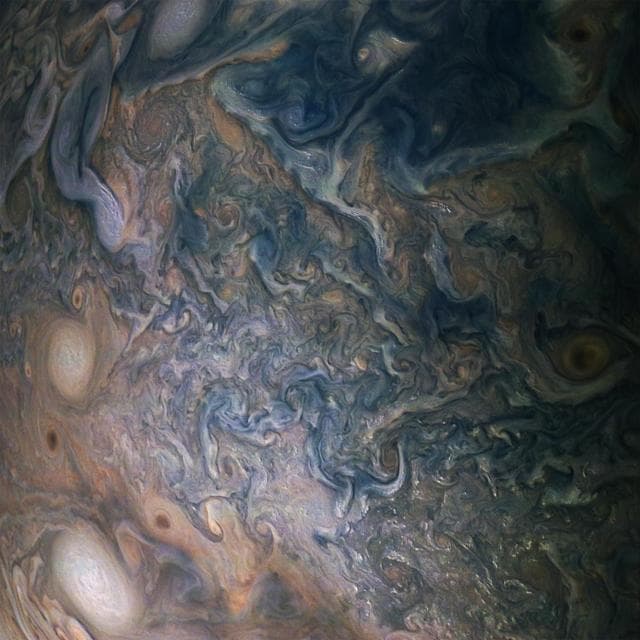 NASA image: Jupiter's 'Pop-up' Storms
