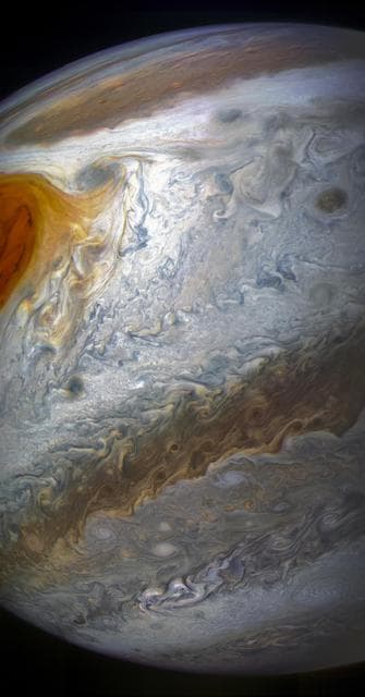 NASA image: South Tropical Disturbance Close-up