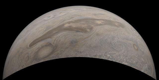 NASA image: Jupiter Jet and Brown Barge