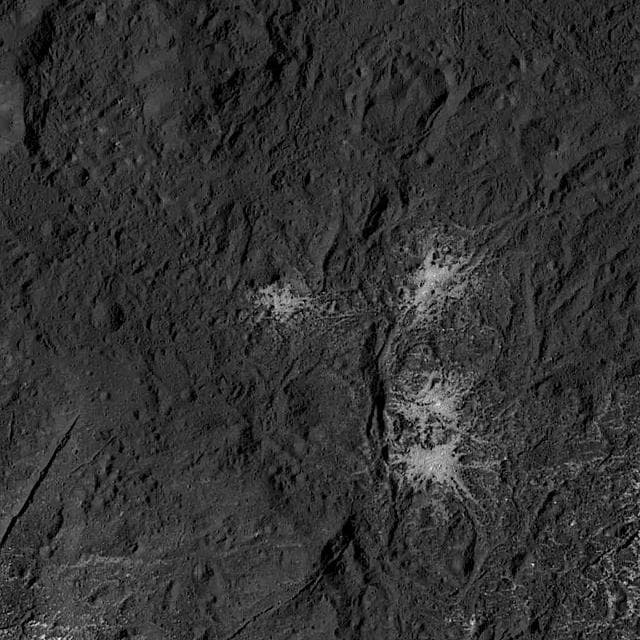 NASA image: Stars in Occator Crater