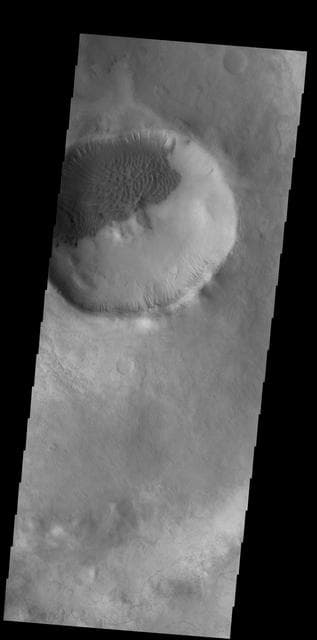 NASA image: Crater Dunes