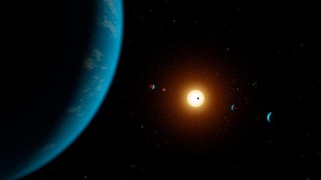 NASA image: K2-138 6 Planets Artwork (Artist's Illustration)