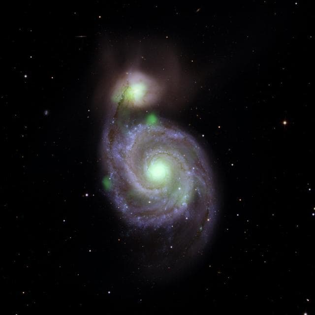 NASA image: A Hard X-ray Look at M51