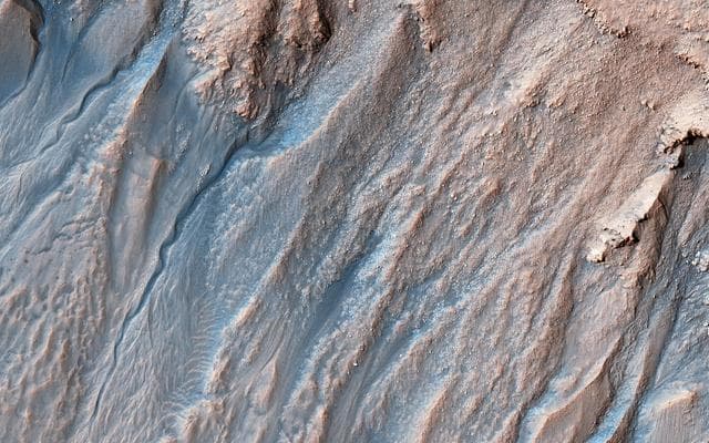 NASA image: Multi-Elevation Gullies