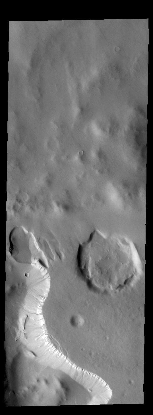 NASA image: Crater Gullies