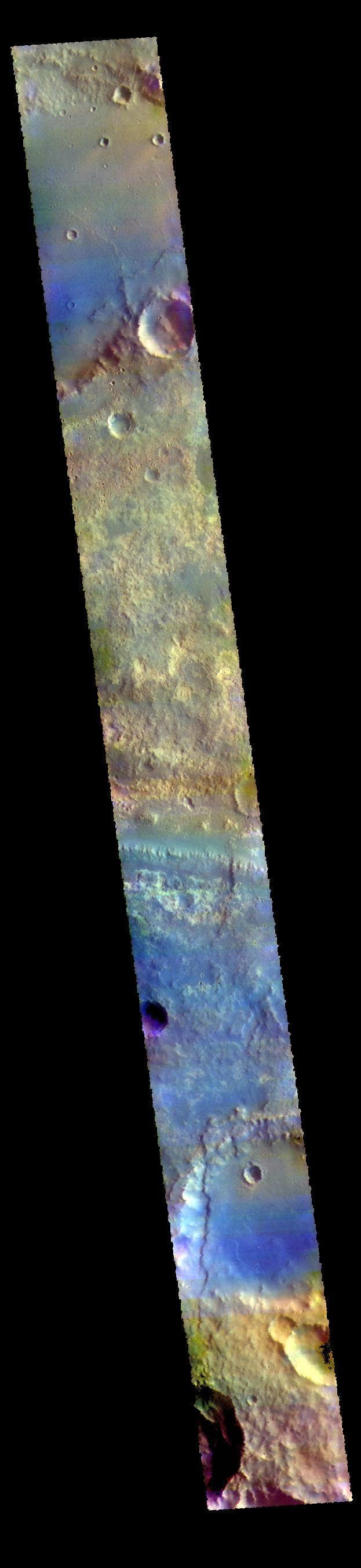 NASA image: Mawrth Vallis - False Color