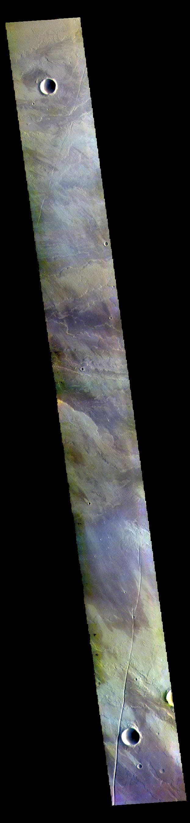 NASA image: Volcanic Plains - False Color