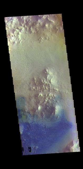 NASA image: Crater Dunes - False Color