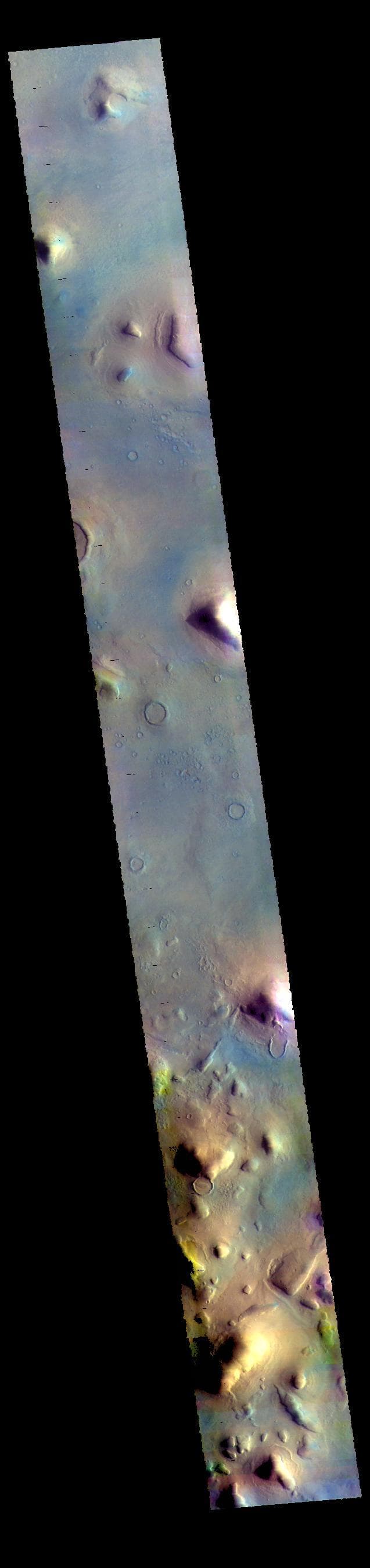 NASA image: Protonilus Mensae - False Color