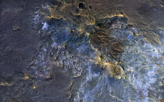 NASA image: Exposing the Rock in Impact Craters