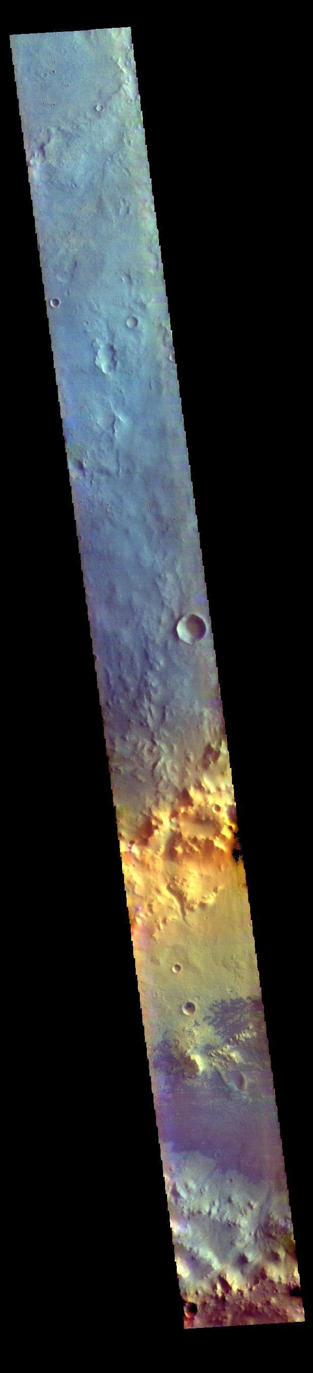 NASA image: Crater Dunes - False Color