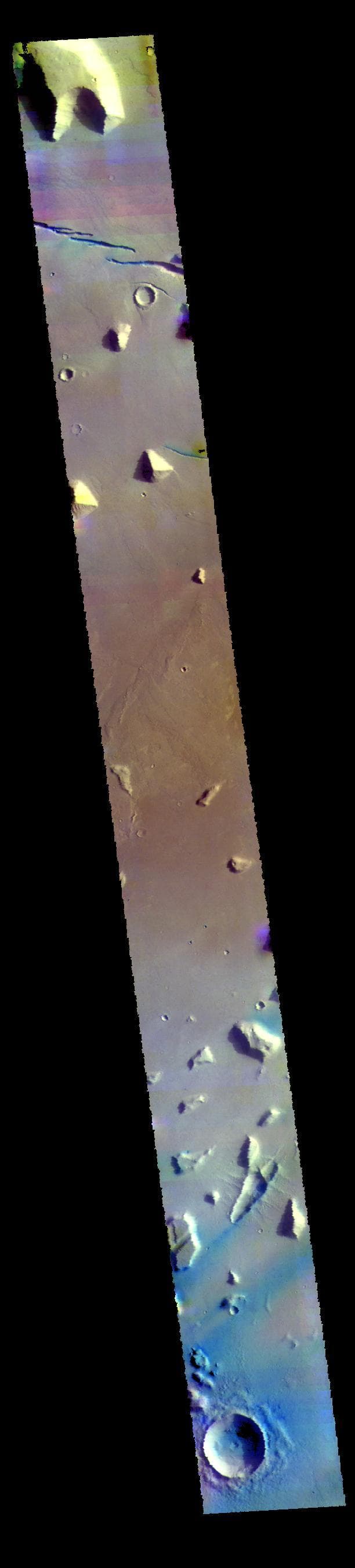 NASA image: Elysium Planitia - False Color