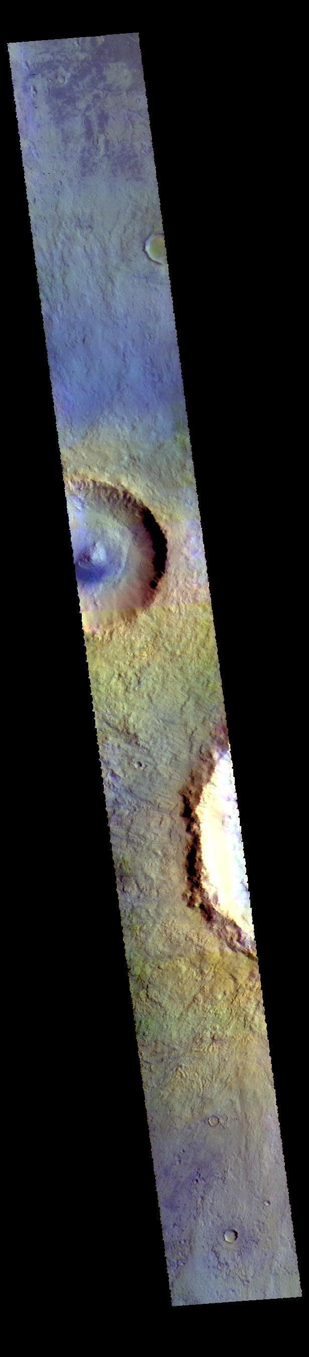 NASA image: Acidalia Planitia - False Color