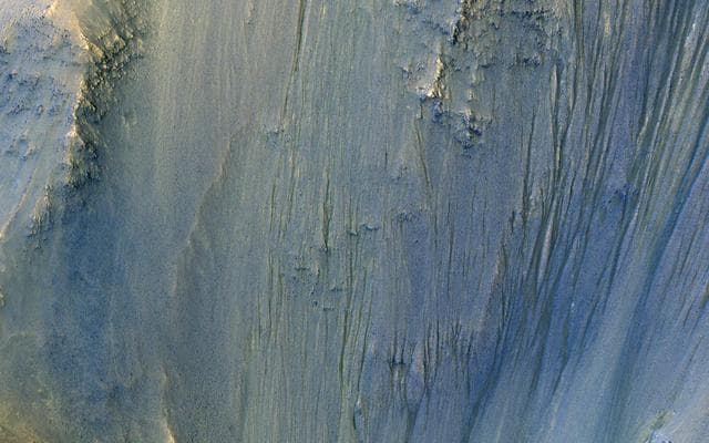 NASA image: In the Gullies and Bedrock of Ius Chasma