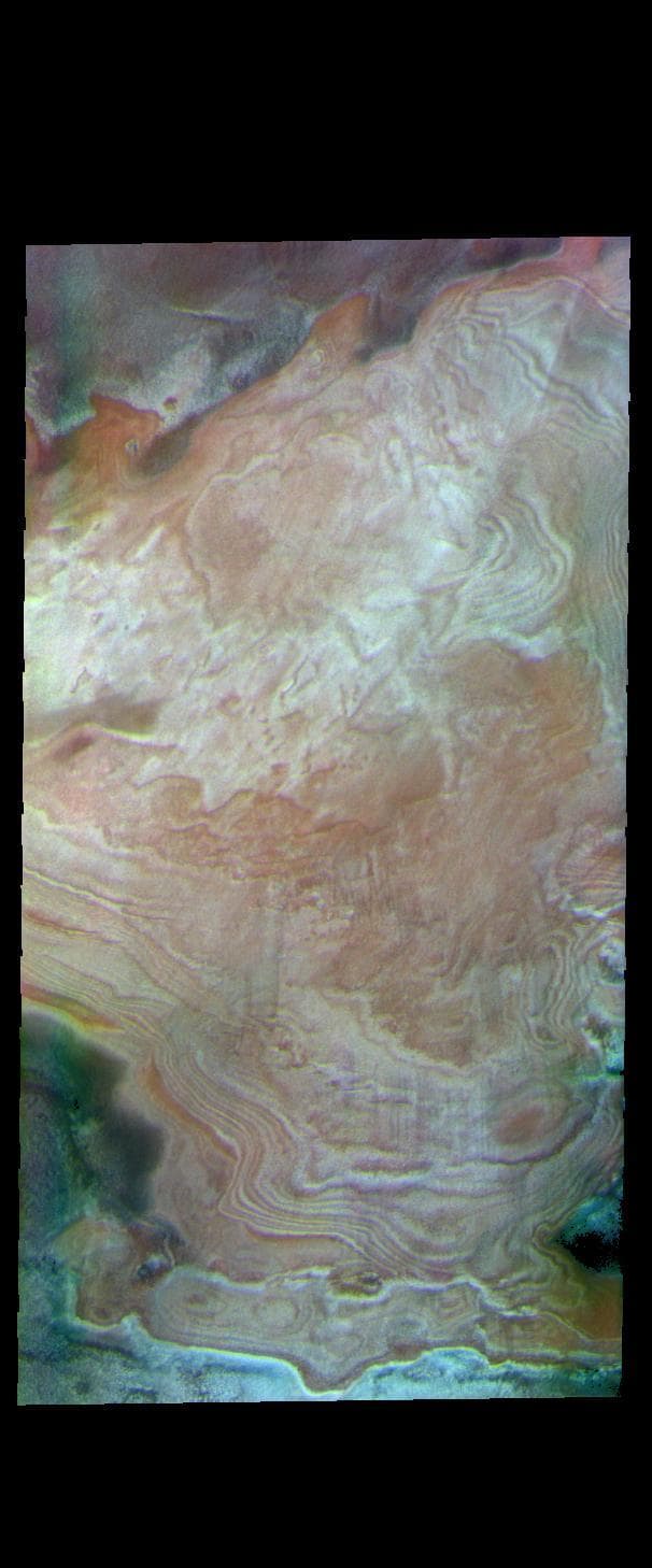 NASA image: Polar Layers - False Color