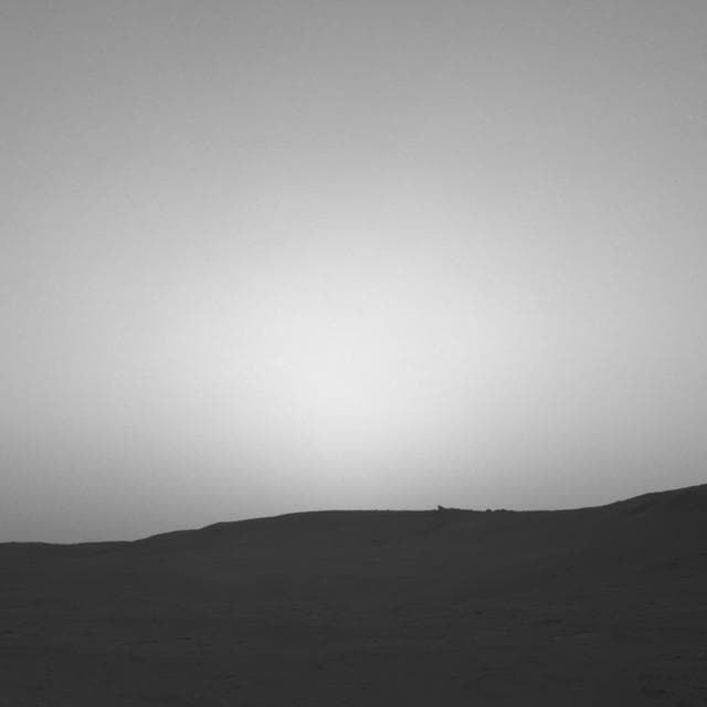 NASA image: Curiosity Observes Sunset Eclipse: Sol 2358