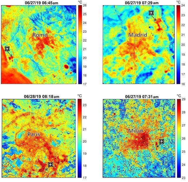 NASA image: NASA's ECOSTRESS Maps Europe Heat Wave