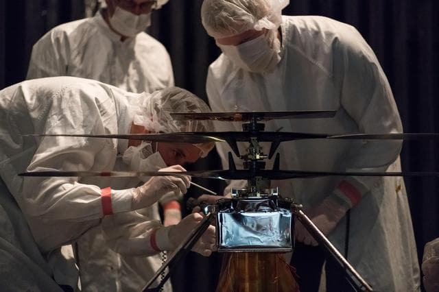 NASA image: Composing Mars Helicopter