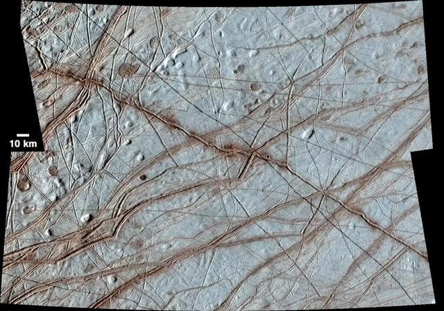 NASA image: Europa's Rhadamanthys Linea