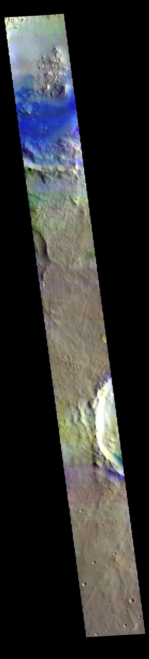 NASA image: Arabia Terra - False Color