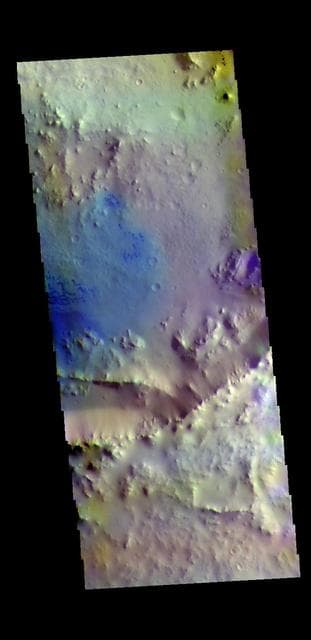 NASA image: Crater Dunes - False Color