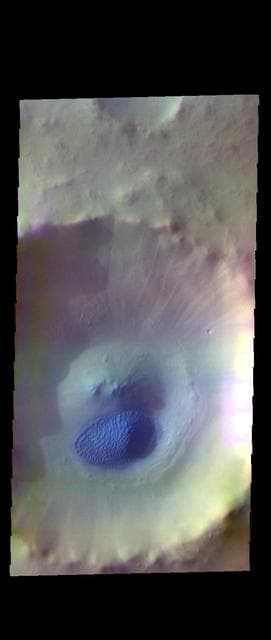 NASA image: Crater Dunes - False Color