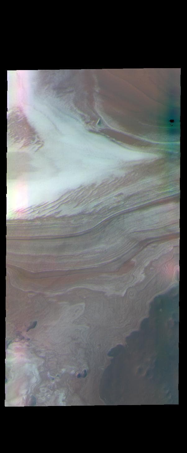 NASA image: Polar Layers - False Color