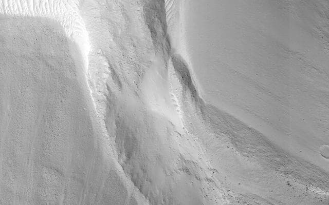 NASA image: A Snow Plow Landslide