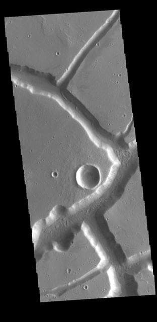 NASA image: Labeatis Fossae