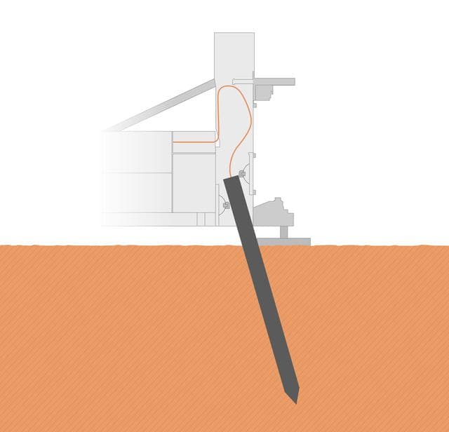 NASA image: Current Position of InSight's Mole (Illustration)