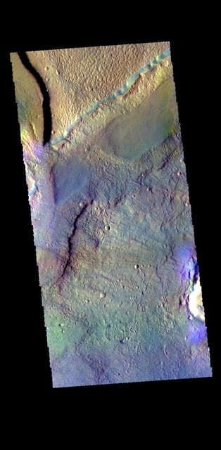 NASA image: Acidalia Planitia - False Color