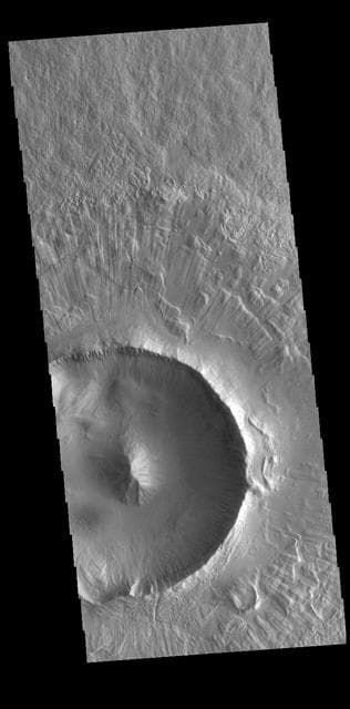NASA image: Radial Ejecta
