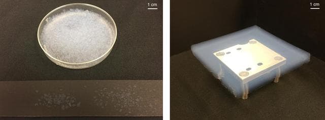 NASA image: Aerogel Samples