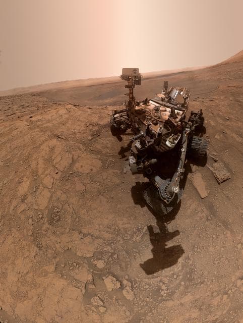 NASA image: Curiosity at 'Glen Etive'