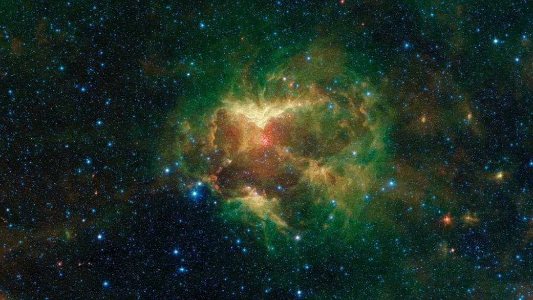 NASA image: The "Jack-o'-Lantern Nebula"